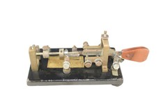 Antique 1921 Vibroplex Bug Morse Code Telegraph Key #83406