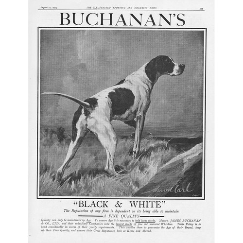 Buchanan black white - buchanan's,