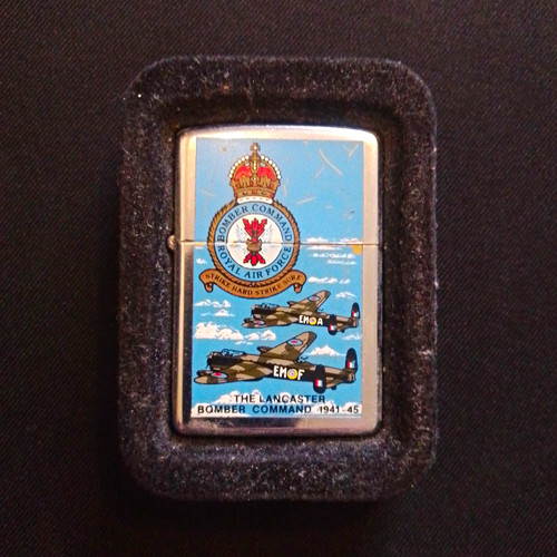 1990 zippo lighter raf the - zippo,