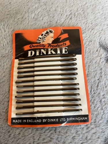 Vintage dinkie clips - dinkie, pins