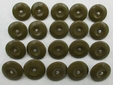 20x UK Army:"DENIM BATTLEDRESS BLOUSE BUTTONS"(19mm, BD, ATS Overalls, Fatigues)