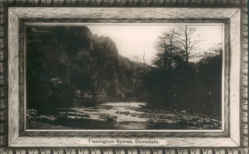 Postcard derbyshire tissington - derbyshire,