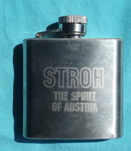 Stroh rum hip flask - stroh,