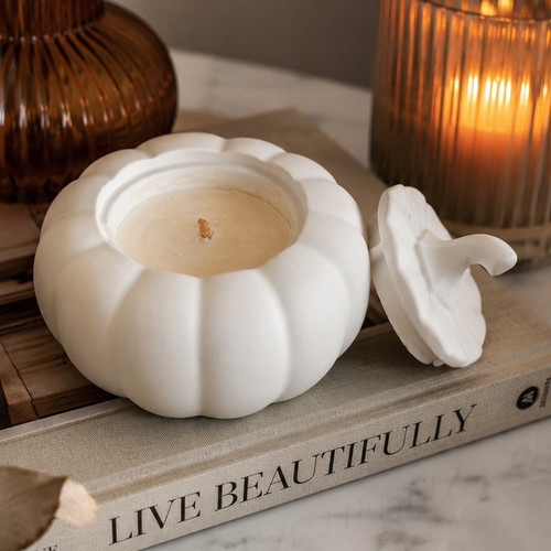 Pumpkin shaped wax - pumpkin,