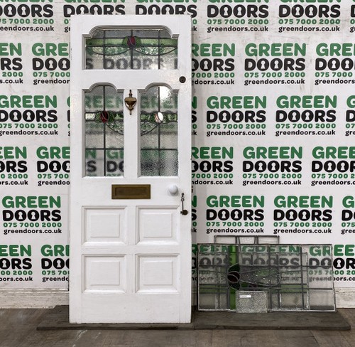 1930s leaded front door - leaded,