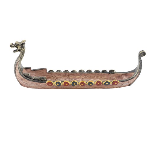 Dragon boat incense burners - dragon,