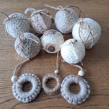 Set Of 10 Handmade Crocheted