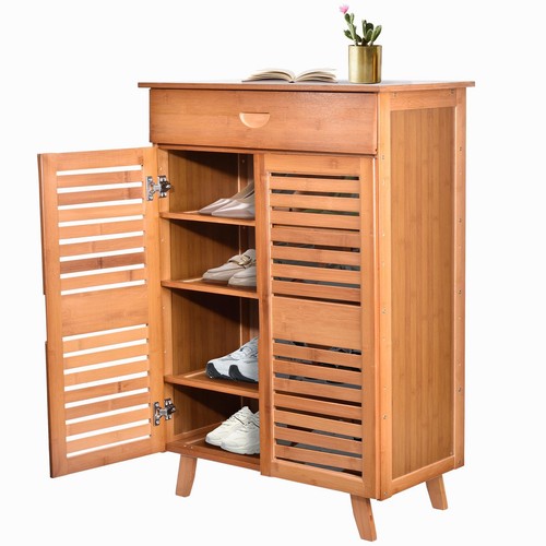 Wood shoe storage rack - wood,