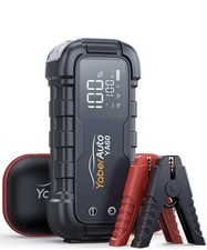 YaberJump Starter Power Pack,6000A  All Gas/12L Diesel,26800mAh 600 Lumens Light