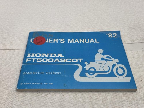1982 honda ft500ascot - honda,
