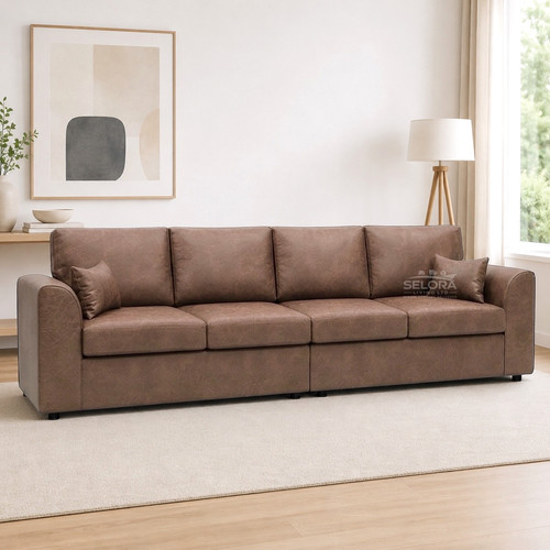 Oakley brown seater sofa - 4,