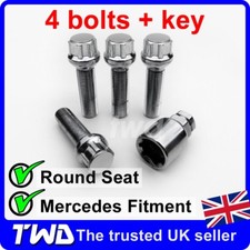 4 x ALLOY WHEEL LOCKING BOLTS