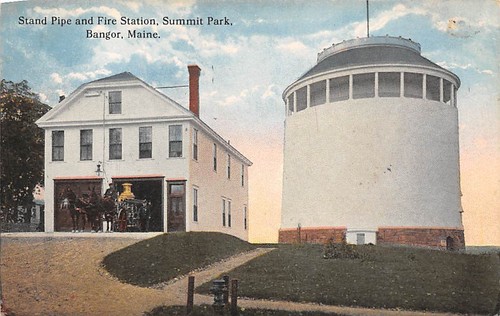 Bangor fire station - fire, &