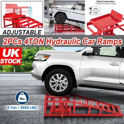 Ton hydraulic car ramps 2pc - ton,