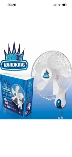 Wind king wall mount fan - wind, 40cm