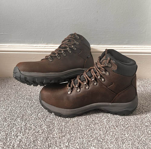 Karrimor brown leather hiking - leather,