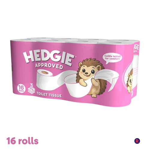 Hedgie soft toilet paper ply - hedgie,