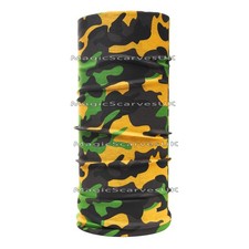Mens Neck Snood Camo Biker Balaclava Neck Tube Scarf Face Mask Warmer Bandana