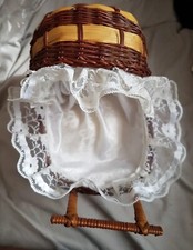 Wicker Basket Display Victorian Style Pram 