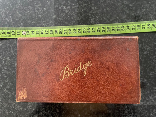 Vintage lockable bridge - box,