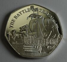 VICE ADMIRAL HORATIO NELSON & THE BATTLE OF TRAFALGAR Fine Silver Commemorative
