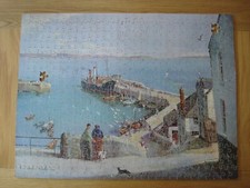 A VICTORY Wooden 500 Piece Jigsaw Puzzle G.J. Hayter of Newlyn Harbour Cornwall