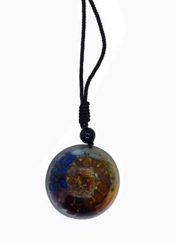 Pendant ammolite chakra orgon - pendant,