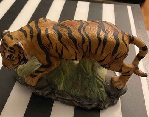 Figurine tiger on stand - tiger,
