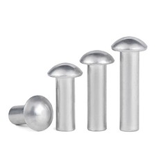 Solid Aluminium Round Head