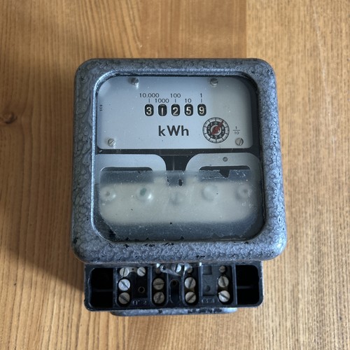Vintage electricity meter - vintage,