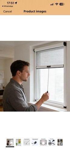 Roll window fly screen - window,