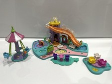 Vintage Bluebird Polly Pocket Fun Fair Rides 'n Surprises 1996 Happy Flyers