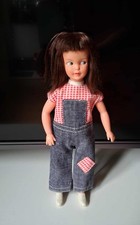 Vintage Sindy Mini Patch Doll 1960s Brunette Hair With Outfit & Shoes Pedigree 
