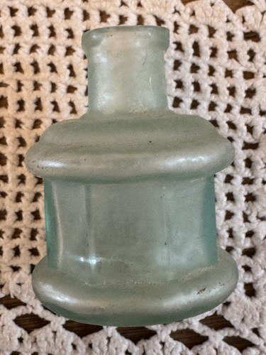 Small old green - small, glass