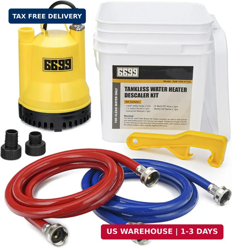 Tankless water heater flushing - tankless,