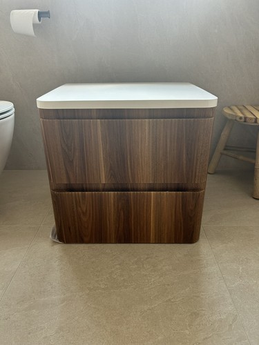 500mm fluted california walnut - fluted,