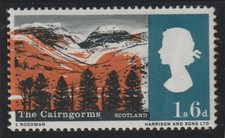 E-430-GB 1966 Landscapes 1s6d shift of orange, mnh