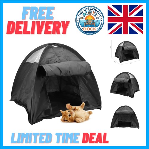 Spacious black pet house - black,