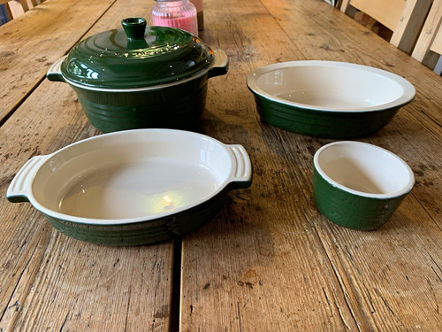Creuset green stoneware - creuset,
