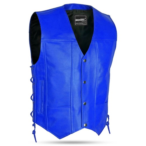 Men blue premium leather - men's,