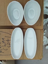 2 China Avocado Dishes.