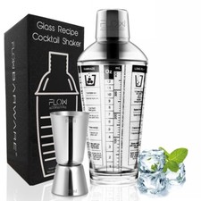 FLOW Glass Cocktail Shaker