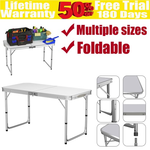 4ft heavy duty - folding, table