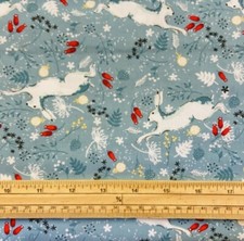 Fat Quarter Christmas Hare On