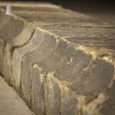 Batch of 14 Victorian Buff Brick Decorative Copings