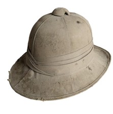 WW2 British Army Khaki Pith Helmet Failsworth Hats 1942 Vintage Size 6 7/8
