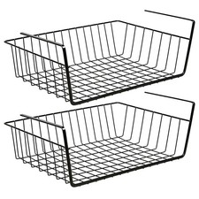 2 Pack Under Shelf Wire Basket