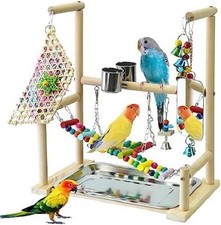 Parrot Stand with Mirror