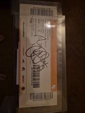 Signed Derby County Ticket