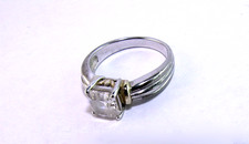 Diamonique Ring Square CZ